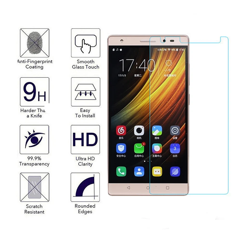 Для lenovo phab 2 phab2 Plus phab 2 Pro прозрачный ТПУ защитный чехол задняя крышка и 9H прозрачное закаленное стекло протектор экрана