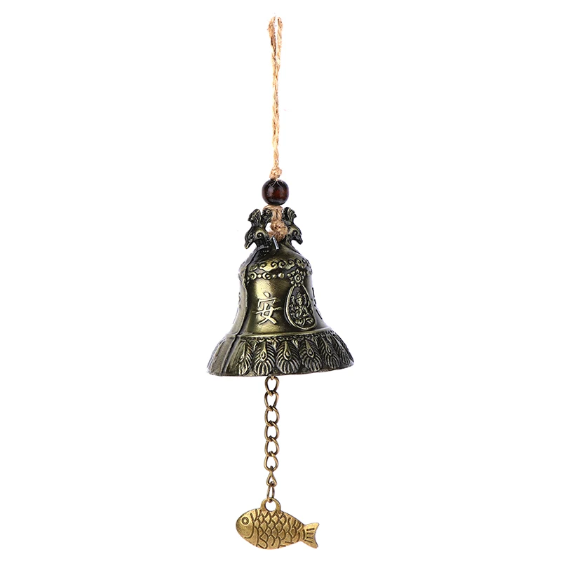 Peacock Statue Pattern Bell Blessing Feng Shui Wind Chime For Good Luck Fortune Home Car Hanging Decor Gift Crafts | Дом и сад