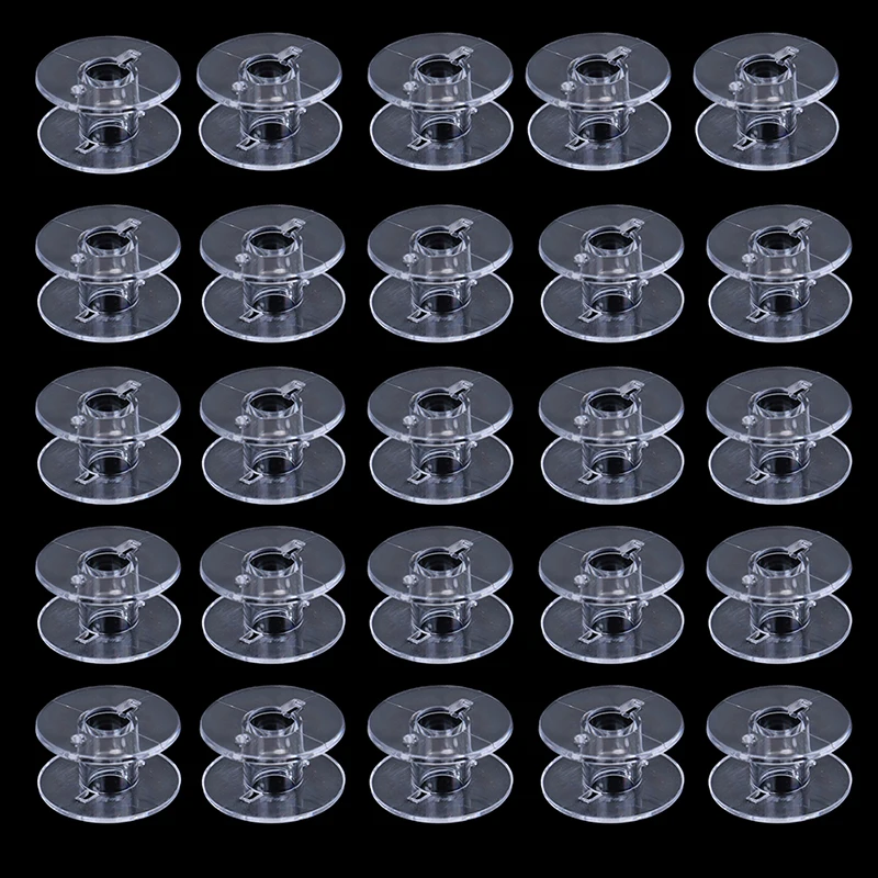 10pcs/set Sewing Machine Bobbins Plastic Case Storage Box Sewing