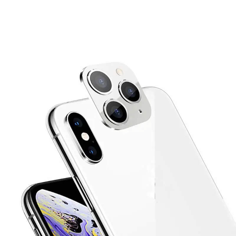 Чехол для объектива камеры для iPhone X XS/XS MAX Seconds изменить для iPhone 11 Pro наклейка на рассеиватель Модифицированная крышка камеры