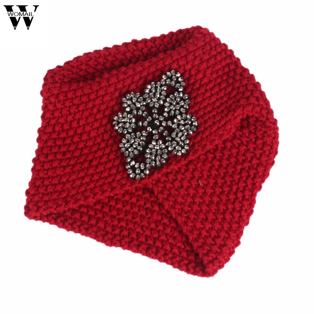 Womail beanies, женская зимняя вязаная шапка, шапка-тюрбан с козырьком, шапка с ворсом, шапка skullies, женская шапка, sep17