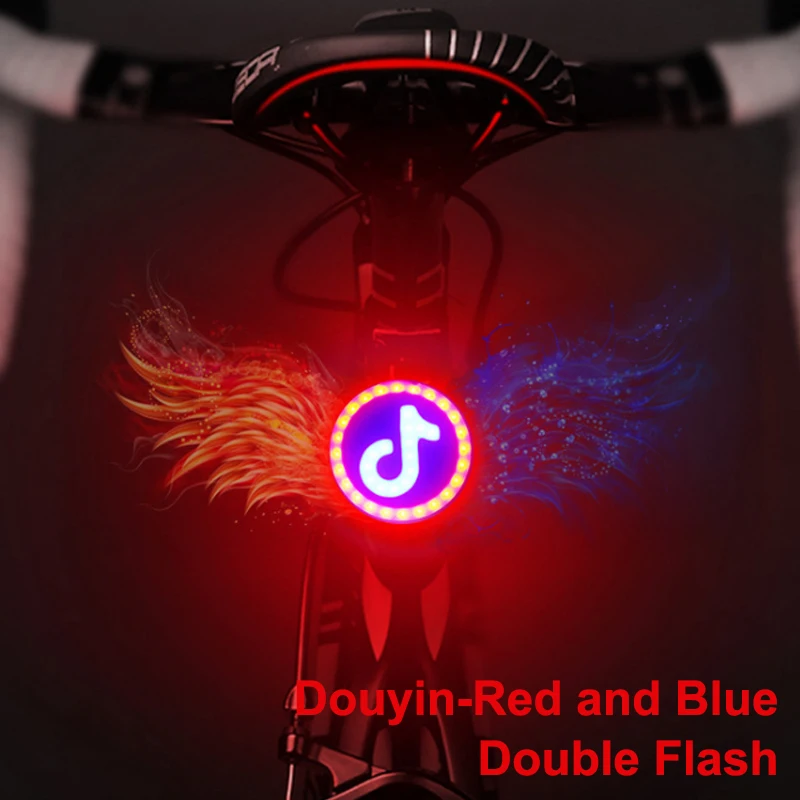 Rear Light Bike USB Charge Flashlight For Bicycle Light Led Bike Flash