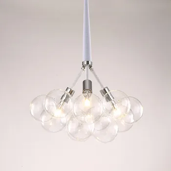 

Custom pendant lamp bedroom decor light bulb glass decorative ceiling light chandeliers in china clear light bulbs