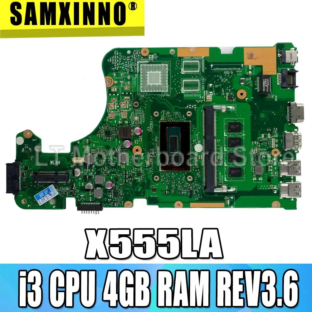 X555LA материнских плат REV: 2,0/3,1/3,3/3,0 I3 4 ГБ для ноутбука ASUS F555L K555L X555L Материнская плата ноутбука X555LD материнская плата X555LA материнская плата