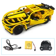 Электрические Rc гоночные автомобили Bumblebee 51008 Technic серии 419 шт. строительные блоки кирпичи дистанционное управление Модель автомобиля игрушки для детей