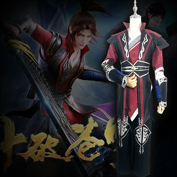 

Anime Fights Break Sphere Xiao Yan Cosplay Costume Chinese Han Fu Outfit Halloween Costumes For Unisex Full Set