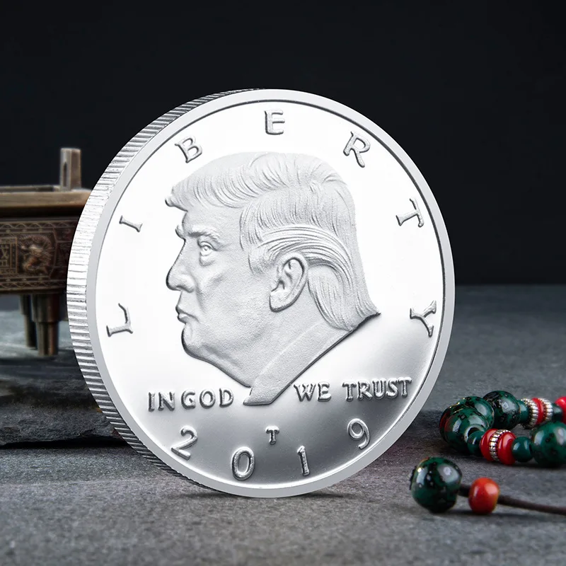 Hot Sale President Donald Trump Silver Plated Eagle Commemorative Coin | Дом и сад