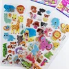 8 Sheets/Set Waterproof Cartoon Zoo Animals Stickers Kids Notebook Decoration Scrapbook Sticker Toy For Children Boys Girls 5