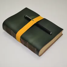 B6 блокнот ручной работы из воловьей кожи, блокнот из натуральной кожи в европейском стиле