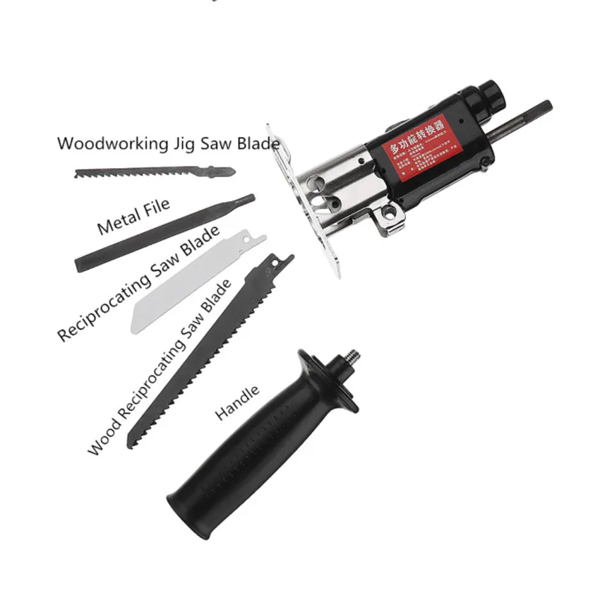 Возвратно-поступательная пила изменение крепления электрическая дрель в возвратно-поступательная пила лобзик металлический файл для дерева металла резки TP-202