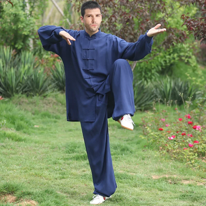Zooboo рост 110 см-185 см Черный Белый Noil Поплин KungFu TaiChi костюмы униформа фитнес Наборы для мужчин и женщин