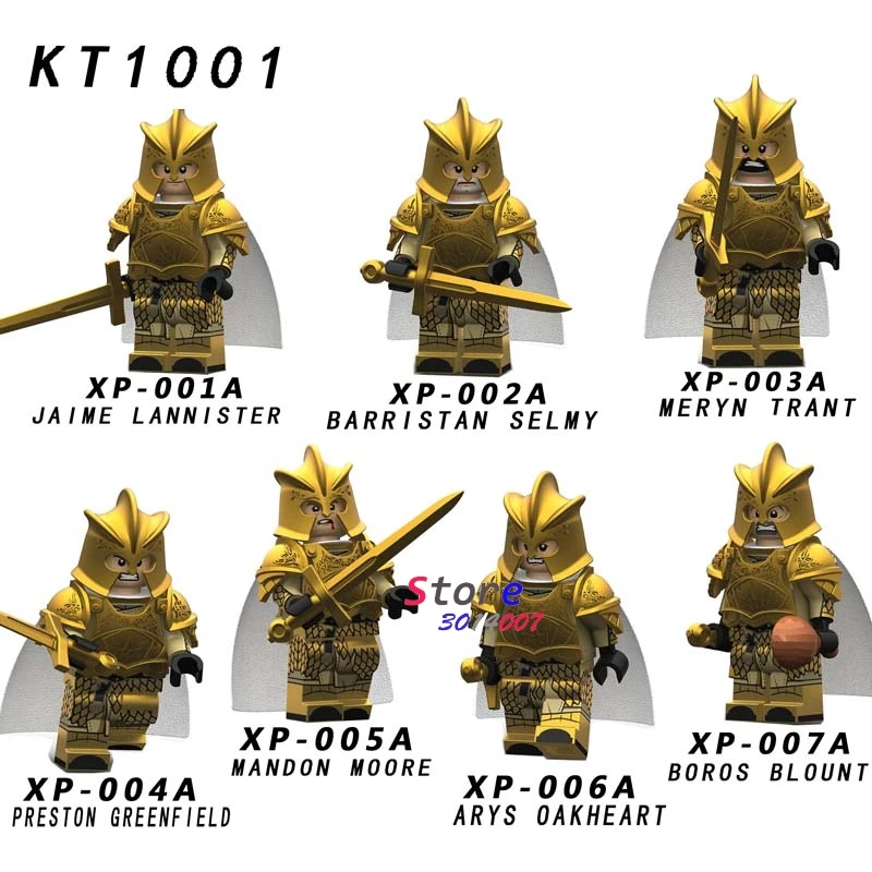 10Set-XP001A-007A 10 комплектов, Волшебная серия из фильма " Властелин колец", Игра престолов, строительные блоки, Игрушечная модель, кубики для детей - Цвет: 10Set-XP001A-007A