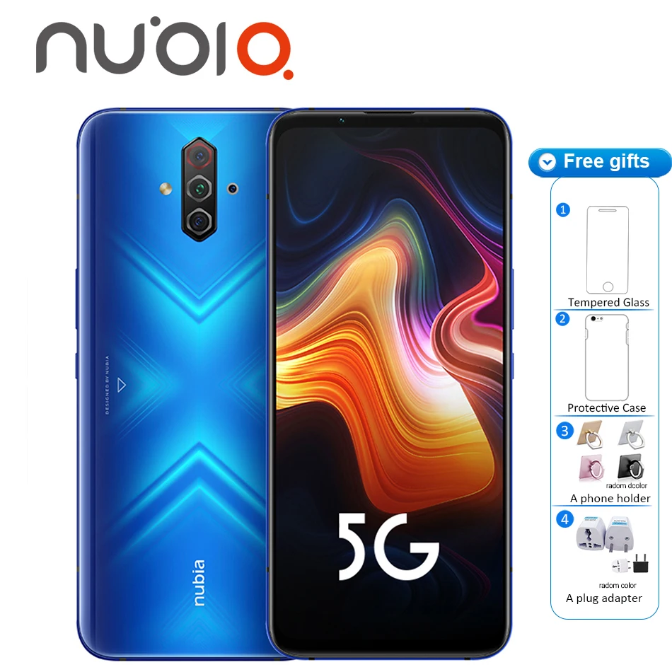 Оригинальный Смартфон ZTE Nubia Play 5G 5100 мАч 256 ГБ/128 ГБ 8 ГБ/6 6 65 дюйма | Мобильные
