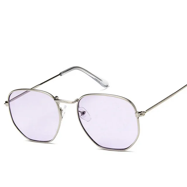 LeonLion 2021 Metal Classic Vintage Women Sunglasses Luxury Brand Design Glasses Female Driving Eyewear Oculos De Sol Masculino SilverOceanPurple