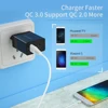 Essager 30W Charge rapide 3.0 chargeur USB QC3.0 QC chargeur rapide Multi prise chargeur de téléphone portable mural pour iPhone Samsung Xiaomi Mi ► Photo 3/6