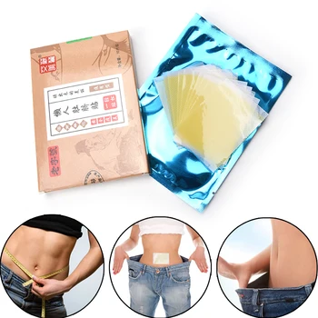 

10 Pieces=1 Bags New Slimming Stick Slimming Navel Sticker Slim Patch Weight Loss Burning Fat Patch Wholesale