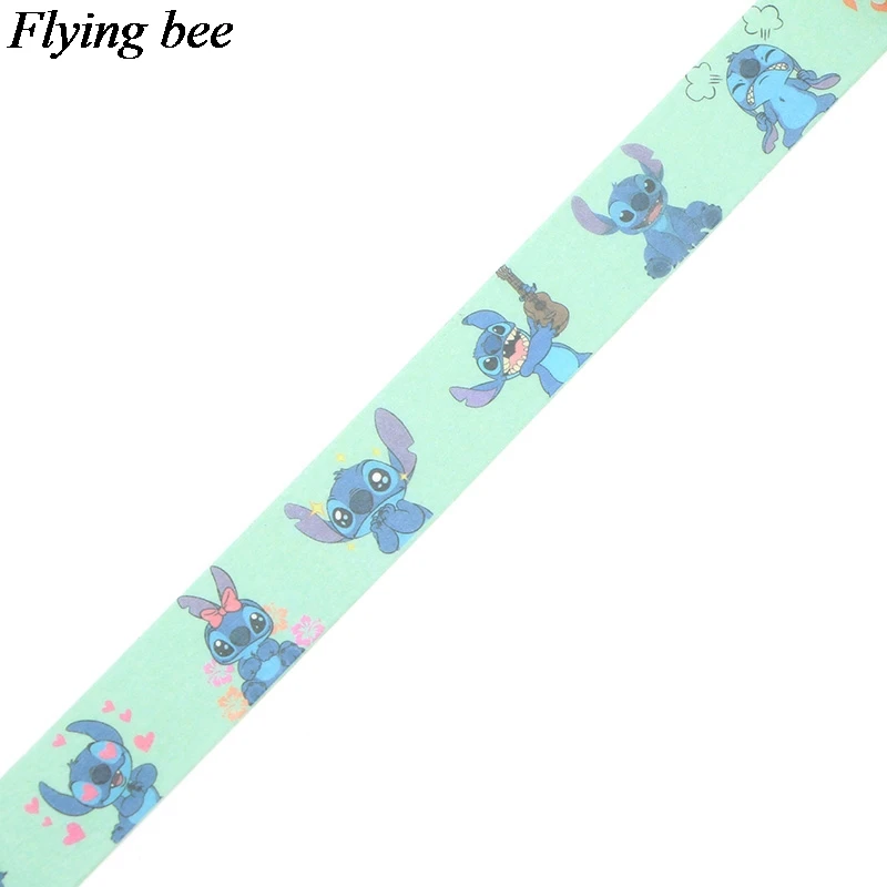 Flyingbee 4 шт./компл. мультфильм аниме творческий стежка клейкая лента забавные стикеры Бумага лента Washi заботливые мишки ленты лента Набор DIY подарки X0635