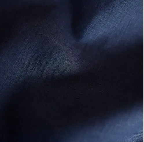 Dark Blue Чистое натуральное льняное одноцветное прямоугольное настольное полотно скандинавские простые салфетки разноцветный светильник экстравагантный антибактериальный - Color: Dark Blue