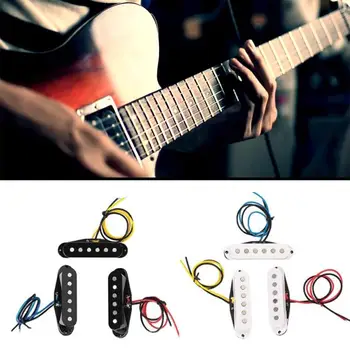 

Neck+Middle+Bridge Pickups Silent Guitar Strat Neck Electric Set Guitar Neck Straight Edge Squire Single Coil Alnico V Part