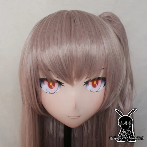 Кролик 59) Полная Голова кроссдресс Девушка BJD кукольная маска для девочек Frontline COS мультфильм аниме Реалистичная силиконовая Косплей Маска кигуруми