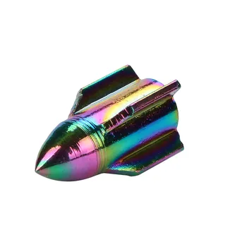 

4PCS Neon light Color Aluminum Car tire valve caps Bullet Grenade design Truck Air Port Cover Tire Rim Valve Wheel Stem Cap#PY10