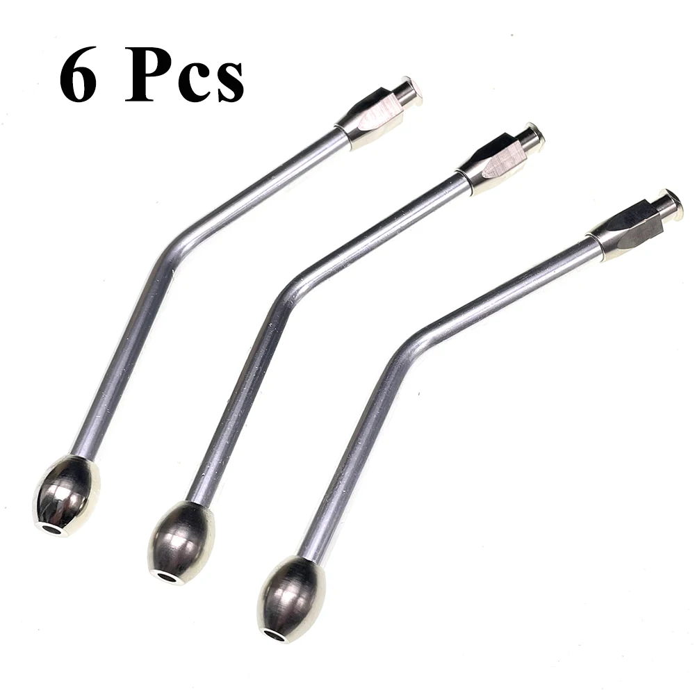 

6 шт., дозирующая канюля для домашнего скота, из нержавеющей стали