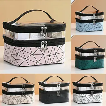 

Cosmetic Makeup Bag Portable Oxford Toiletry Case Hanging Pouch Wash Organizer Travel Waterproof Storage Makeup Bag