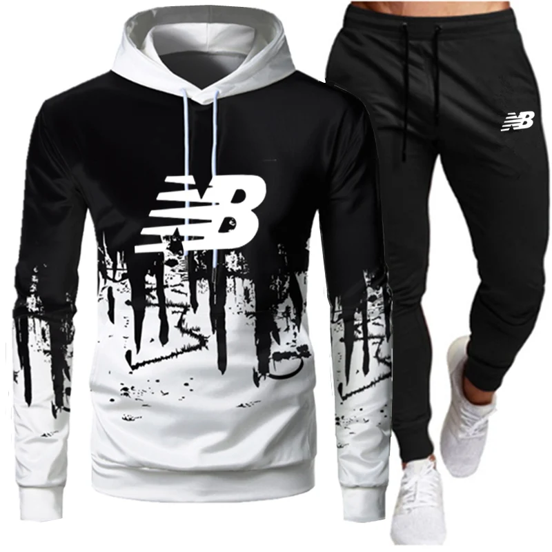 

Fitness Running Tracksuit Men Sweatshirt Sport Set Clothes Men Sport Training Wear New Jogging Homme Pullover Sweatsuit For Men