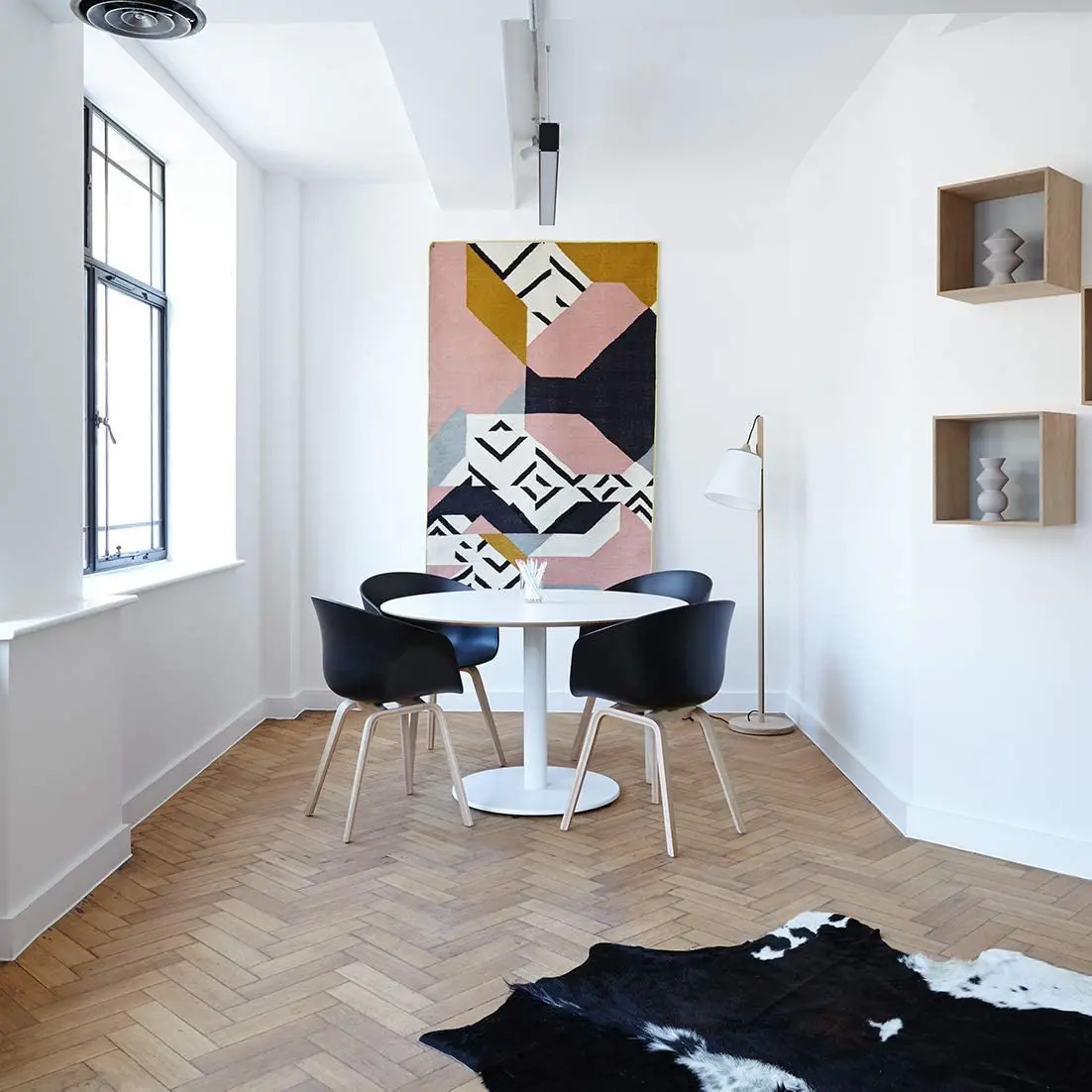 흰색 자체 접착 벽지 필름 단색 껍질 및 스틱 벽지, 이동식 두꺼운 종이 벽 장식 스티커