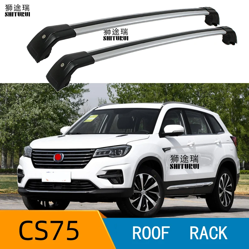 2 шт. балки на крышу для changan cs75 2016 2017 2018 2019 алюминиевые боковые поперечные
