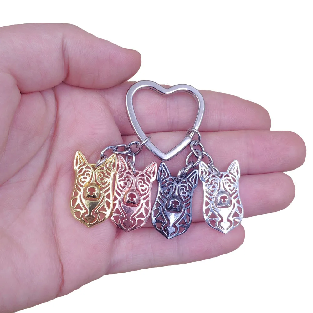 Лидер продаж брелок для ключей с австралийским крупным рогатого скота собакой