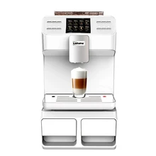 Полностью автоматическая кофемашина Эспрессо кофеварка с одной кнопкой типа кофеварка для дома/офиса LHH-A9C-S