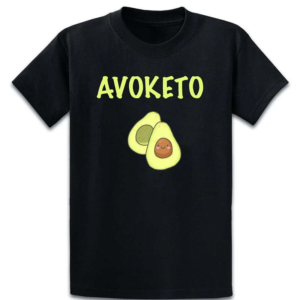 

Avocado Keto Friendly Print T Shirt O-Neck Slim Spring Autumn Pictures Cotton Cute Building Customize Shirt