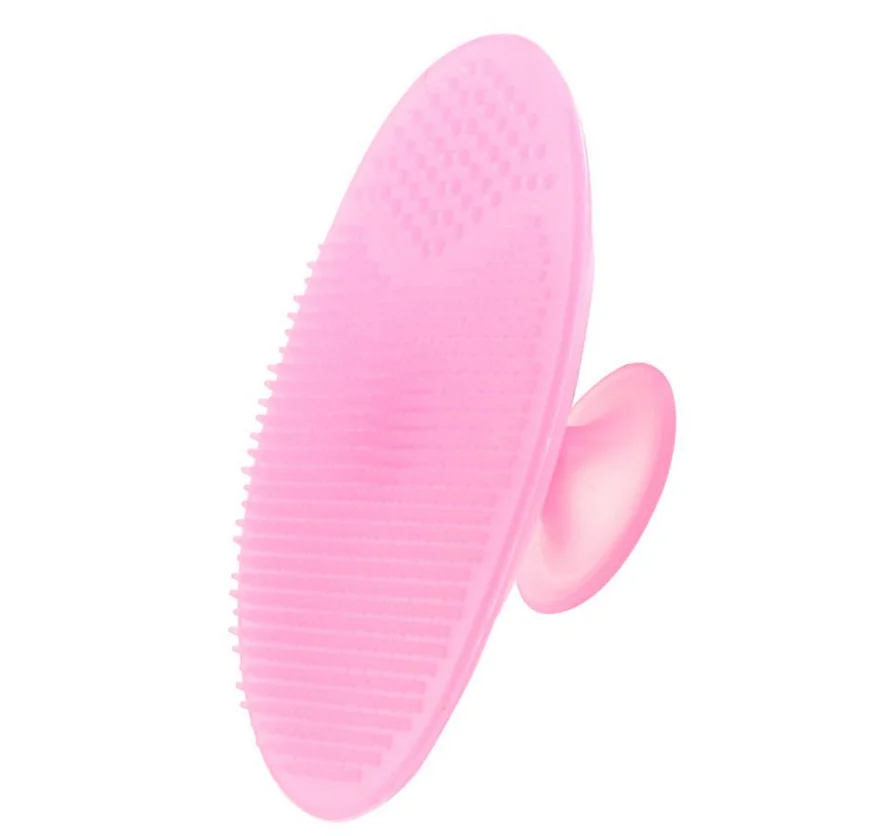 3 шт. Новое поступление силиконовый коврик для мытья красоты Отшелушивающий, для лица кисть для очистки дица инструмент Мягкая глубокая чистка - Цвет: Pink-3pcs