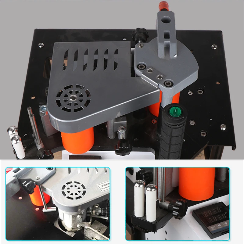 1100W High Power Small Manual Edge Banding Machine Double-Sided Adhesive Portable Edge Banding Strip Wood Edge Banding Machine