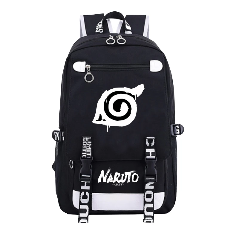 Аниме Рюкзак Наруто школьные сумки для подростков Bookbag Akatsuki Itachi Sharingan Косплей сумки на плечо для ноутбука рюкзак для путешествий - Цвет: XM L