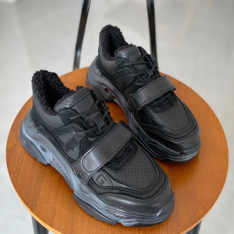 

Halozeroo New winter shoes 2019 with cotton soles Women Sneakers Shoes Comfortable Thick Sole Casual Shoes high quality shoe