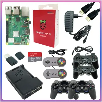 

Raspberry Pi 3 Model B Plus Gaming kit With USB Gamepad Joystick Power Supply+SD Card+HDMI Cable+Heat Sink +for Raspberry pi 3B+