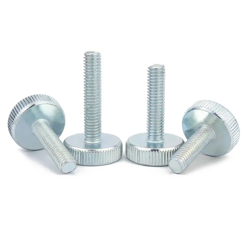 Premium Knurl Flat Head Hand Tighten Thumb Screws - Toolless Adjustment