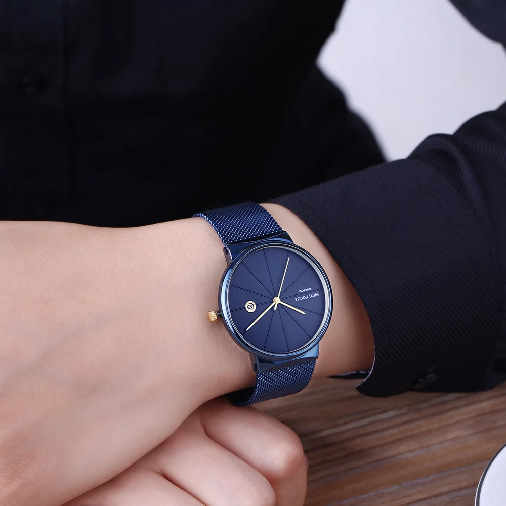 

Mini FOCUS/Men Fashionable Watch/Simplicity/Japan Movement/Calendar Waterproof/Gauze 0176G