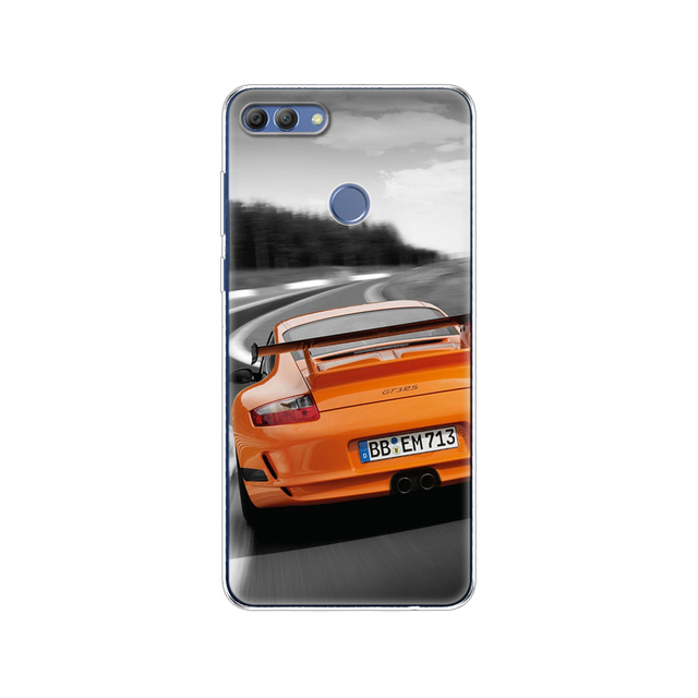 Huawei P Smart 2018  phone case protective 7S soft tpu silicone back cover 360 full protection printed transparent coating