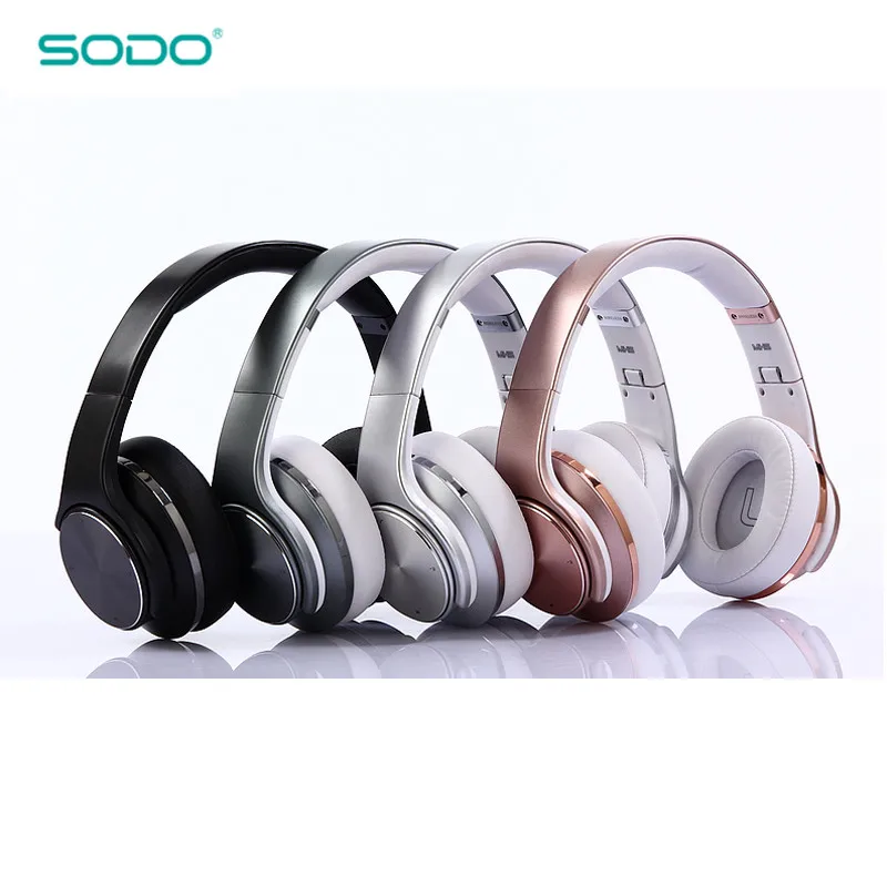 Оригинальные SODO беспроводные наушники Bluetooth динамик с микрофоном для ПК и телефона Поддержка TF карты Аудио Спорт Bluetooth гарнитура