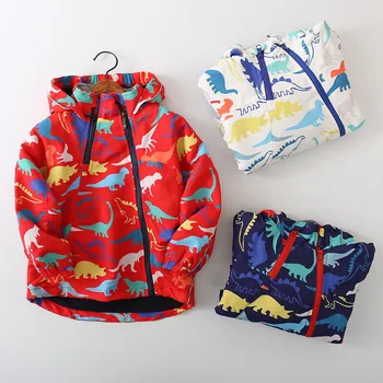 

BBD New Children Jacket 2020 Boys Girls Spring Autumn Hooded Fashion Long Warm Coat Infants 2-8 Year Rainproof Tops Kids Clothes