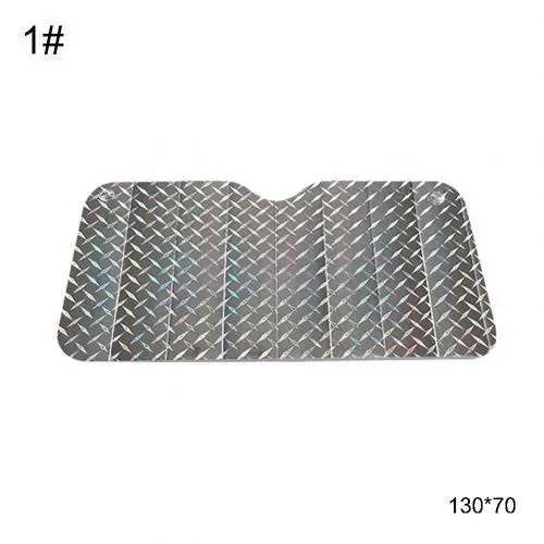 Sliver 130x70cm Защита от пыли и дождя для лобового стекла автомобиля - Цвет: Sliver 130x70cm
