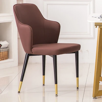 Dining chair dining chair domestic table chair milk tea shop table chair dining chair - Цвет: Violet