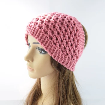 

Fashion Winter Warm Turban Soft Knit Design Pineapple Stretch Hair Band Girls Headwrap For Lady Women