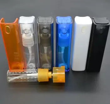 

50pcs/lot 10ml Refillable Bottles Travel Plastic Perfume Bottle Atomizer Empty Small Spray Bottle