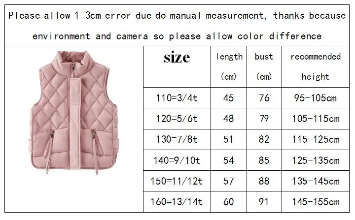Новое теплое зимнее Детское пальто для маленьких девочек хлопковый жилет Осенняя детская куртка без рукавов для мальчиков верхняя одежда для детей от 3 до 13 лет, жилет для мальчика