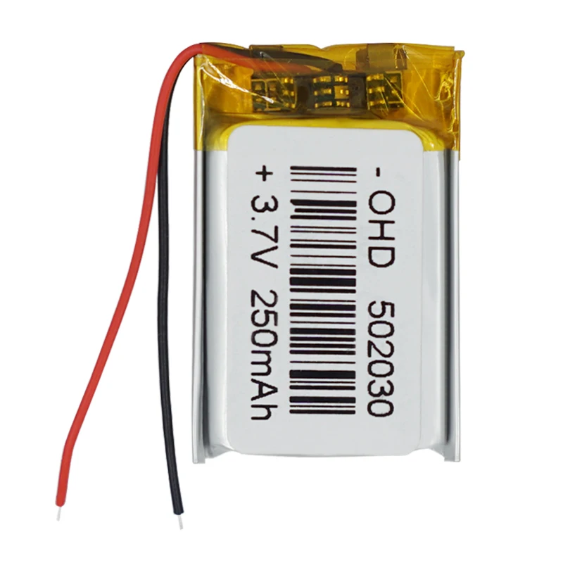 1/2/4 шт. Портативный 250 мА/ч, Перезаряжаемые Li-Po Батарея 3,7 v 502030 gps MP3 MP4 Bluetooth колонки гарнитуры Pos можно крепить любые приспособления: PDA Батарея