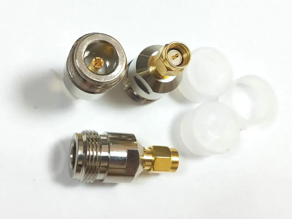 20 шт. медь N jack pin к SMA штекер pin RF коаксиальный Прямой разъем